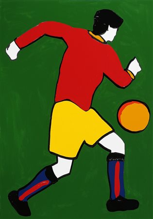 LODOLA MARCO (n. 1955) Senza titolo. Smalti su tela. Cm 50,00 x 70,00....