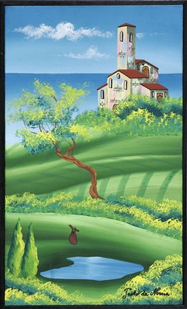 DA NORCIA PAOLO (n. 1953) Senza titolo. 2007. Olio su tela . Cm 30,00 x...