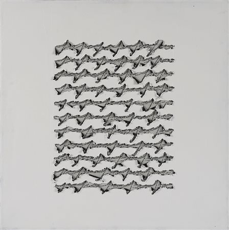 RAPETTI ALFREDO (n. 1961) Lettera prima. 2012. Acrilico su tela. Cm 50,00 x...