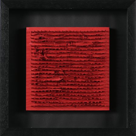 AUBERTIN BERNARD (n. 1934) Tableau clous. 1970. Chiodi su tavola. Cm 24,00 x...