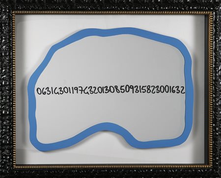 PISTOLETTO MICHELANGELO (n. 1933) Frattale. 2000. Smalti su specchio...