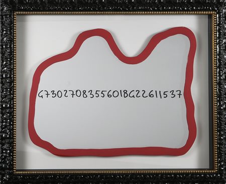 PISTOLETTO MICHELANGELO (n. 1933) Frattale. 2000. Smalti su specchio...