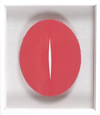 WRIGHT MARK (n. 1962) W l'Italia rossa. 2003. Olio su tela . Cm 17,50 x...