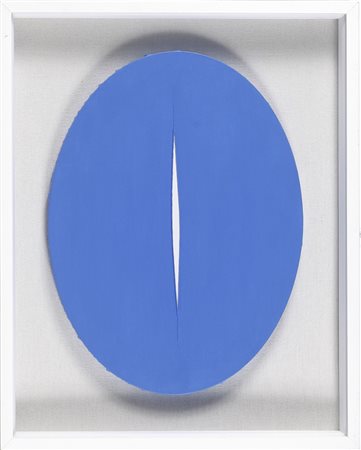 WRIGHT MARK (n. 1962) W l'Italia azzurra. 2004. Olio su tela . Cm 30,00 x...