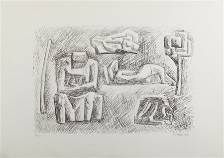 NOTTE EMILIO (1891 - 1982) - Senza titolo. .