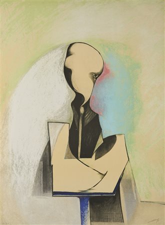 DOVA GIANNI (1925 - 1991) - Studio di una testa romana. .