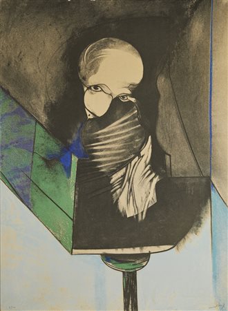 DOVA GIANNI (1925 - 1991) - Studio di una testa romana. .