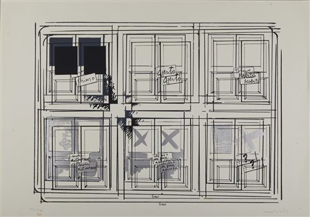  AUTORE NON IDENTIFICATO  - Senza titolo. .