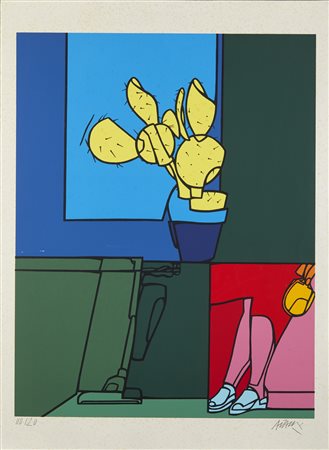 ADAMI VALERIO (n. 1935) - Senza titolo. .