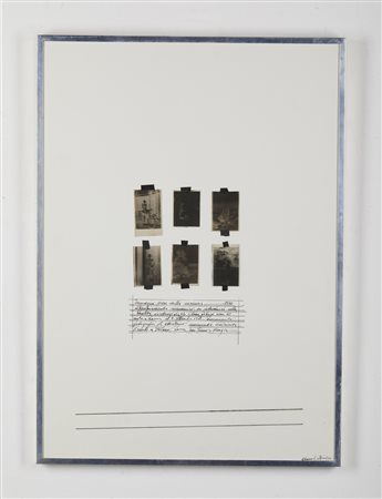 ALGARDI ALESSANDRO (n. 1945) - Immagini prese dalla memoria.