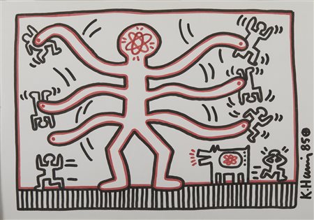 HARING KEITH  (1958 - 1990) - (ATT.TO). Senza titolo.