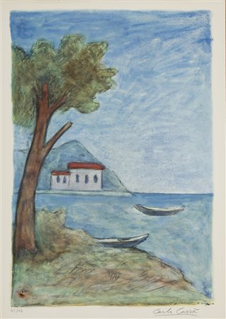 CARRA' CARLO (1881 - 1966) - Senza titolo.