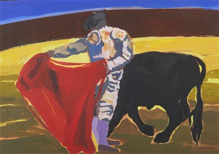 TERRUSO SAVERIO (1939 - 2003) - Corrida. .
