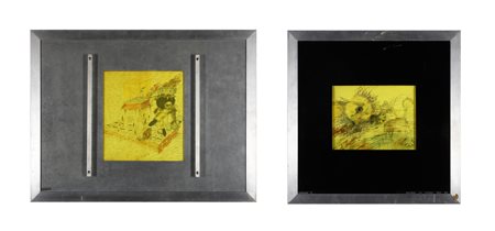  AUTORE NON IDENTIFICATO  - Lotto composto da n.2 opere. Senza titolo.