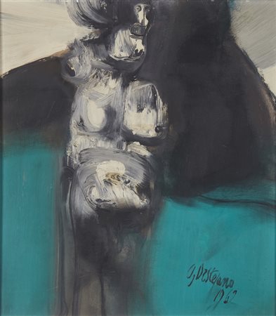 DE STEFANO ARMANDO (n. 1926) - Personaggio a Stromboli. .