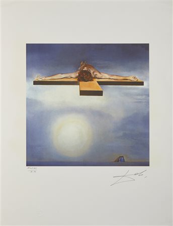 DALI' SALVADOR (1904 - 1989) - Il Cristo di Gala. .