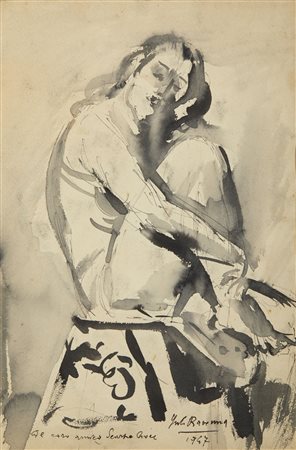 RAVENNA JUTI (1897 - 1972) - Senza titolo. .