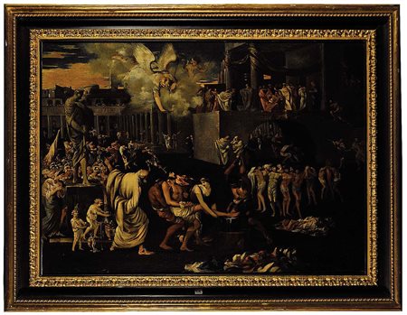 JOHANN HEINRICH SCHÖNFELD (1609 1682). ATTRIBUITO A Martirio di sant’Arcadio...