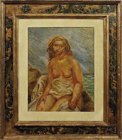 GIORGIO DE CHIRICO (1888 1978) Modella, febbraio 1931 circa Olio su tavola,...