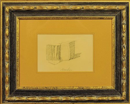 GIORGIO MORANDI (1890 1964) Natura morta, 1962 Matita su carta, 21,7x15,9 cm....