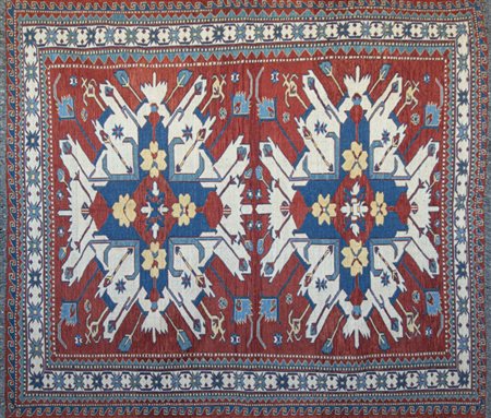 Tappeto Sumak ad aquile