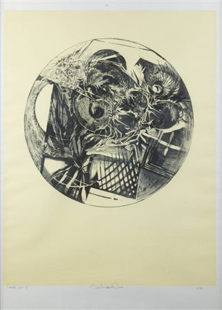 GIACOMO SOFFIANTINO<BR>Torino 1929 - 2013<BR>"Tondo n° 1"