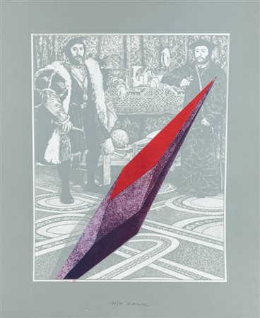 NINO AIMONE<BR>Torino 1932 - 2020 Chieri (TO)<BR>"Intervento su gli Ambasciatori"