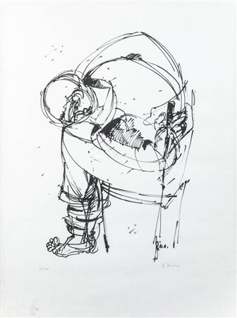 NINO AIMONE<BR>Torino 1932 - 2020 Chieri (TO)<BR>"Senza titolo"