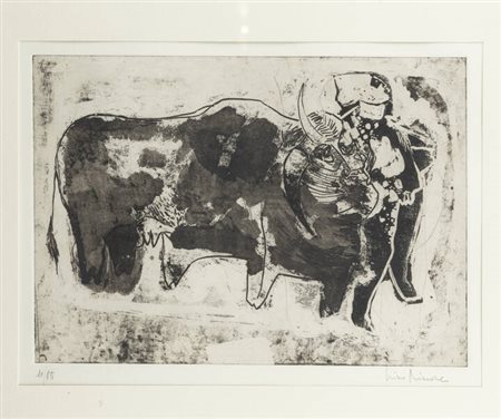 NINO AIMONE<BR>Torino 1932 - 2020 Chieri (TO)<BR>"Toro"