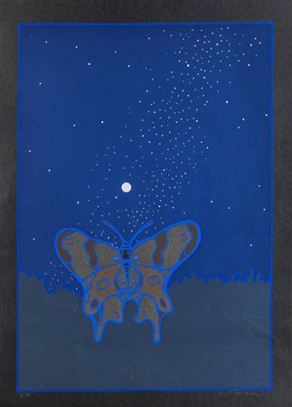 FRANCESCO CASORATI<BR>Torino 1934 - 2013<BR>"Farfalla"