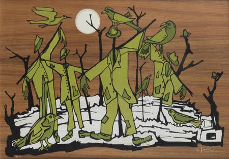 FRANCESCO CASORATI<BR>Torino 1934 - 2013<BR>"Spaventapasseri"