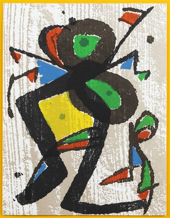 JOAN MIRO'<BR>Barcellona (Spagna) 1893 - 1983 Palma (Spagna)<BR>"Mirò graveur" II, 1984
