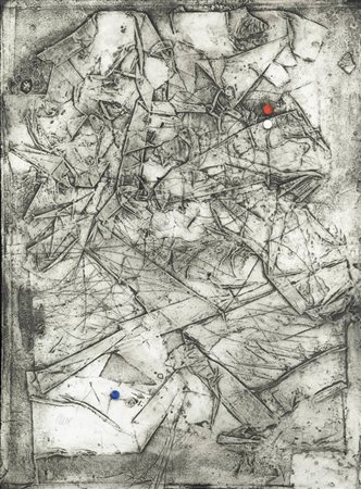 ANTONI CLAVE'<BR>Barcellona 1913 - 2005 Saint-Tropez<BR>"Senza titolo"