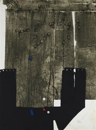 ANTONI CLAVE'<BR>Barcellona 1913 - 2005 Saint-Tropez<BR>"Senza titolo"