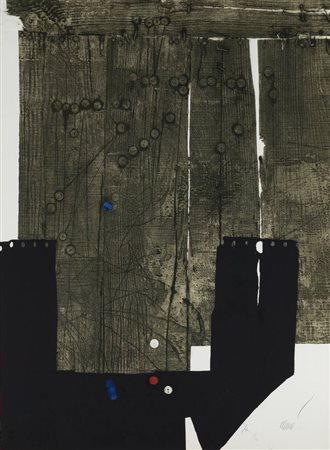 ANTONI CLAVE'<BR>Barcellona 1913 - 2005 Saint-Tropez<BR>"Senza titolo"