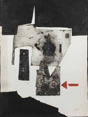 ANTONI CLAVE'<BR>Barcellona 1913 - 2005 Saint-Tropez<BR>"Senza titolo"