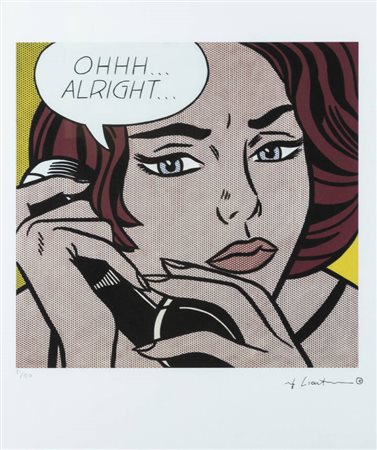 ROY LICHTENSTEIN<BR>New York (USA) 1923 – 1997<BR>"Ohhh...alright..."