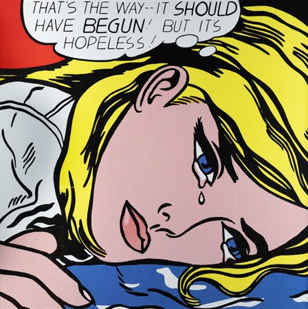 ROY LICHTENSTEIN<BR>New York (USA) 1923 – 1997<BR>"Hopeless"