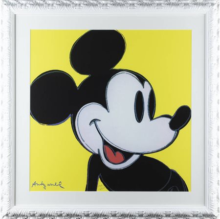 ANDY WARHOL<BR>Pittsburgh (USA) 1927 - 1987 New York (USA)<BR>"Mickey mouse"