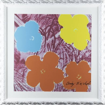 ANDY WARHOL<BR>Pittsburgh (USA) 1927 - 1987 New York (USA)<BR>"Flowers"