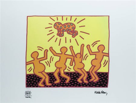 KEITH HARING<BR>Reading (USA) 1958 –1990 New York (USA)<BR>"Senza titolo"