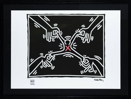 KEITH HARING<BR>Reading (USA) 1958 –1990 New York (USA)<BR>"Senza titolo"