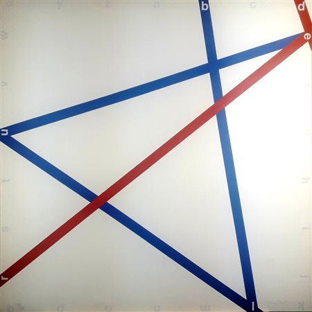 MORELLET FRANCOIS Cholet (FRANCIA) 1926 - 2016 "Blu-red"