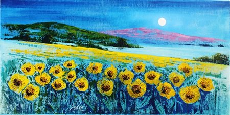 SOAVE MARIO Forte dei Marmi (LU) 1955 "Veduta notturna"