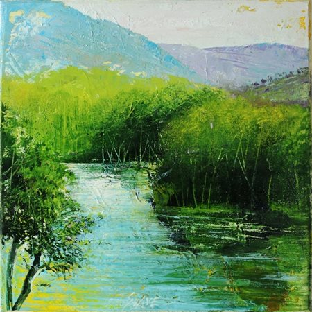 SOAVE MARIO Forte dei Marmi (LU) 1955 "The river"