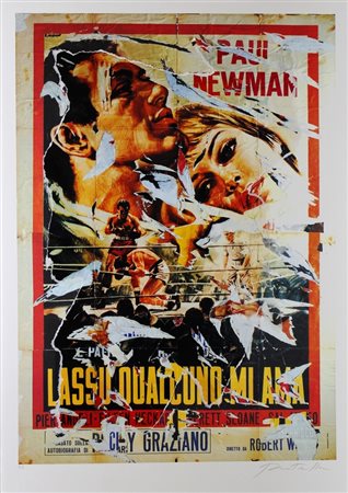 ROTELLA MIMMO Catanzaro 1918 - Milano 2006 "Lassù qualcuno mi ama"