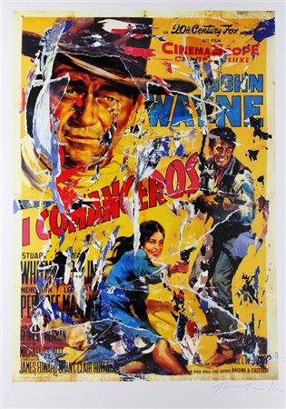 ROTELLA MIMMO Catanzaro 1918 - Milano 2006 "I comanceros"