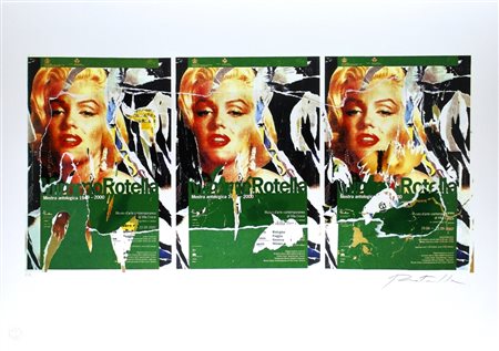 ROTELLA MIMMO Catanzaro 1918 - Milano 2006 "Senza titolo"