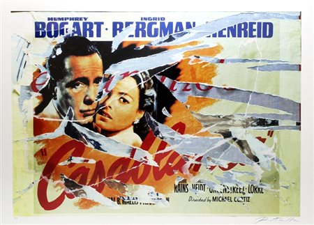 ROTELLA MIMMO Catanzaro 1918 - Milano 2006 "Casablanca"