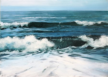 CANCOGNI AGOSTINO Forte dei Marmi (LU) 1950 "Mareggiata"